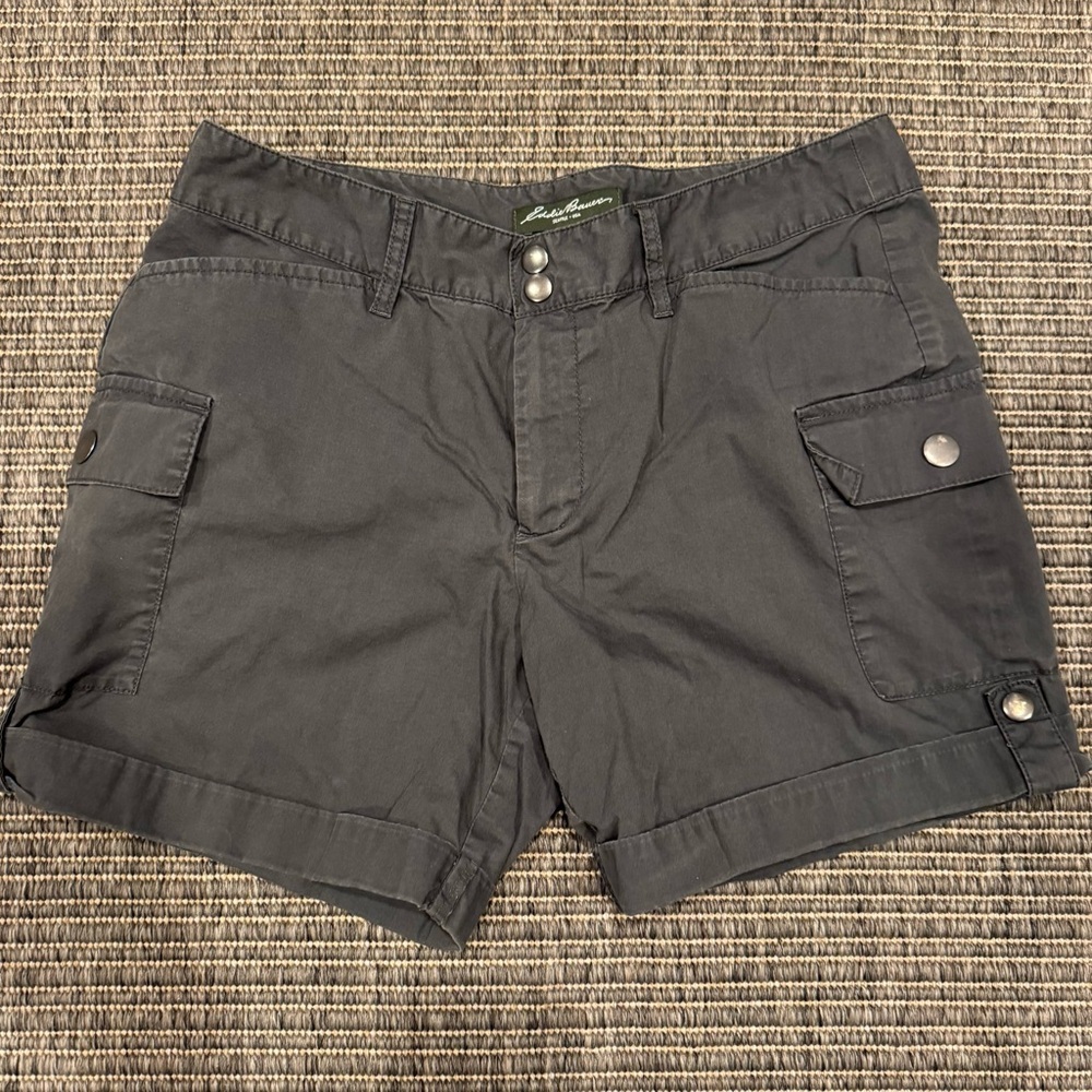 Eddie Bauer Women's Cargo Shorts - Charcoal
